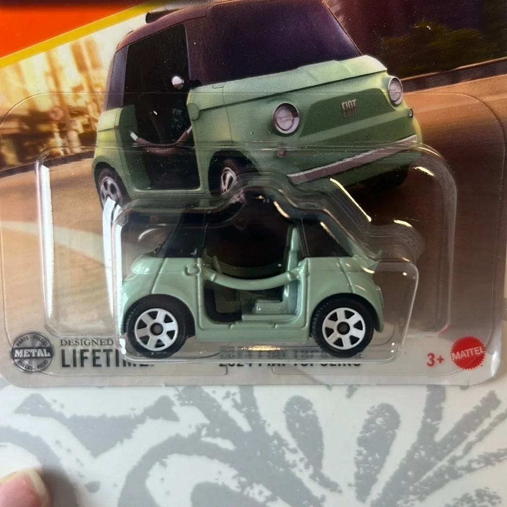 🚙 NIB Matchbox 2024 Fiat Topolino Vehicle Toy NWT Mint Green New